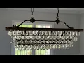 Wellmet Dining Room 30 inch Antique Bronze Crystal Chandelier Honest Review