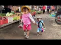 Download Lagu Super smart! Cutis asked Yen Nhi go market buy meat feed family
