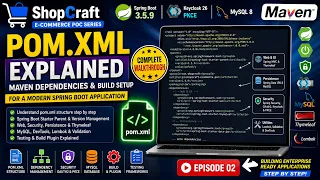 Spring Boot 3 5 Maven pom xml Deep Dive ShopCraft E-Commerce POC