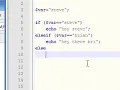 PHP Tutorial 5 if elseif else statement
