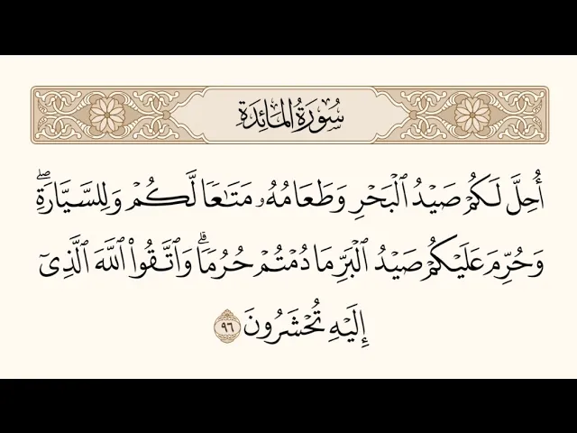 ⁣آيات الأحكام|شرح الآية:{وَحُرِّمَ عَلَيْكُمْ صَيْدُ الْبَرِّ مَا دُمْتُمْ حُرُمًا}-السيد صباح شبر