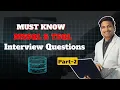 MSSQL TSQL Interview Series - Part 2 Views Procedures Joins Schemas Real-Time Q A LIVE
