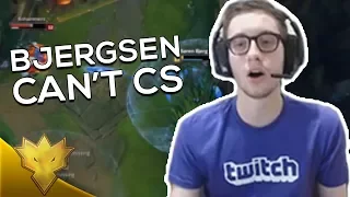 TSM Bjergsen - "I CAN'T CS!" - League of Legends Stream Highlights