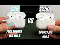 Airpods Pro gen 2 Vs Fake - Clone Better than Real