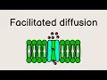 Facilitated Diffusion Explained in 1 minute