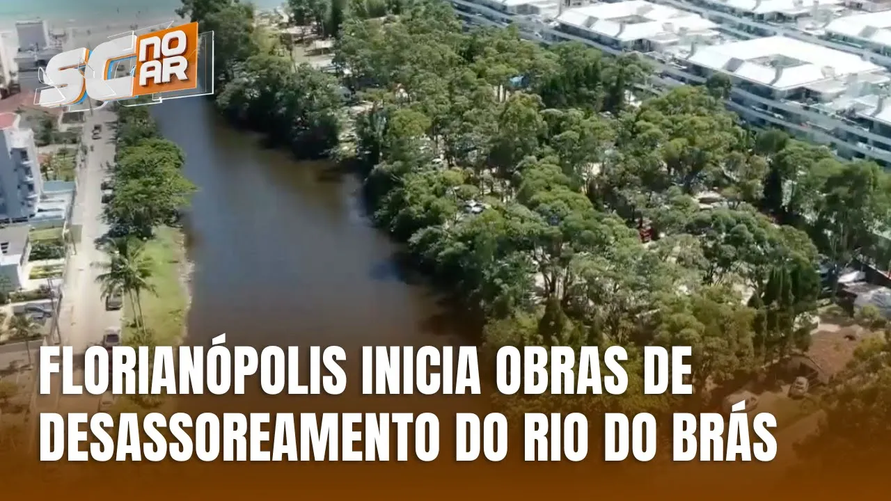Começam as obras no Rio do Brás, na região Norte de Florianópolis