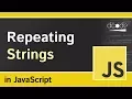 The String repeat method in JavaScript String prototype repeat