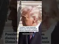 President Trump expresses dismay over former President Clinton s deposition on Epstein
