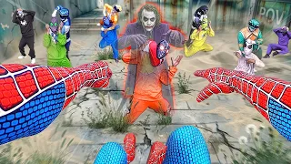 Bros 8 Spider-Man Against Super-Joker With Power Ranger Powers , Who Will Win ??? ( Action POV )