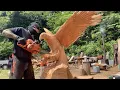 Amazing Fastest Wood Carving Skills and Techniques With Chainsaw, Incredible Woodworking Ideas