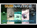 ALL 5 CUDDLEFISH EGG LOCATIONS - Subnautica Guide