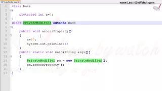 What is Protected Access Modifier in JAVA Learn JAVA with Practical Examples Vineet Agrawal