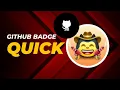 Unlocking the QuickDraw Badge on GitHub Add Achievement Badges to Your Profile
