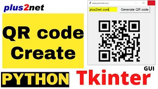 Tkinter QR code generator using pyqrcode library to display and saving images as SVG or PNG file