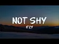 Download Lagu ITZY - not shy (japanese version) (lyrics)