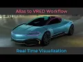 Alias to Vred for Real time Visualization and VR
