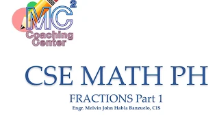 Download FRACTIONS PART 1 CIVIL SERVICE EXAM REVIEW MATH PH FAQs MP3