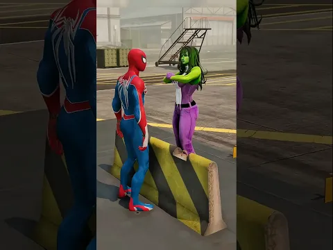 TEAM SPIDER MAN AND GOKU VS TEAM IRON MAN AND SAITAMA - SLAP CHALLENGE | #Shorts | #gta5 | #gaming