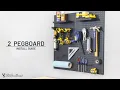 Metal Pegboard 2 Panel Installation Guide