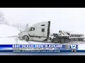 ODOT tackles snow in Ashland during winter storm conditions
