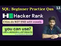 13 Weather observation station 10 Hackerrank sql questions SQL sql tutorial sql full course