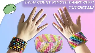 Even Count Peyote Kandi Cuff Tutorial