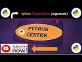 Python Parameters Arguments Python Center PC Python Programming