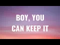 Alex Newell - Boy, You Can Keep It (Lyrics)