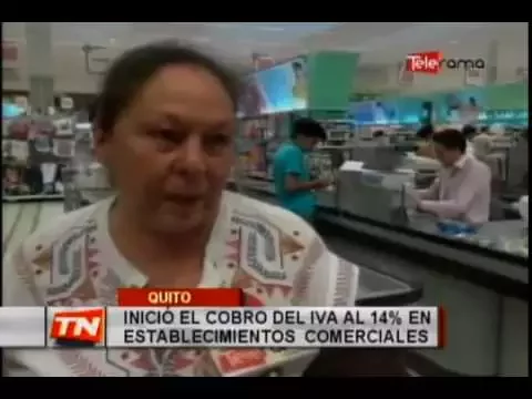 Inició el cobro del iva al 14% en establecimientos comerciales