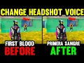 Primera Sangre Kill Streak Sound Total Explain - Garena Free Fire Drag Head Shooter
