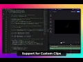 Support for Custom Clips / Rendley SDK - August Update