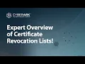 What Is A Certificate Revocation List CyberArk