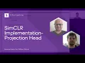 SimCLR Implementation - Projection Head
