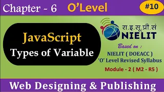 JavaScript Types of variables