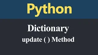 update Method in Python Hindi