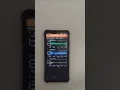 Measuring accelerometer data of a washing machine with a smart phone PhyPhox app
