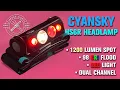 Lagu CyanSky HS6R - Multi mode headlamp! Spot / flood / red / high CRI
