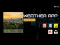Weather app using html css and javascript Part 1 No Talking ASMR hushmodeTECHIE