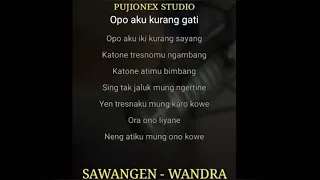 Download Wandra - sawangen karaoke Suara jernih MP3