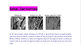 Sobel Derivatives for Edge Detection in OpenCV using Python