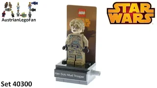 Lego Star Wars 40300 Han Solo Mudtrooper - Minifigure Display Stand - Lego Speed Build Review