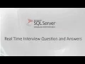 Ms SQL Server DBA experienced interview questions and answers - 03