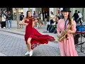 Download Lagu Gimme Gimme Gimme - ABBA | Karolina Protsenko \u0026 Avelina Kushnir | Violin \u0026 Sax Cover