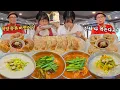 Download Lagu 국수 양 엄청 많아!!🍜친구의 SOS!! 1인분 주문하면 2인분 주는 양 많은 국숫집에서 칼국수+들깨칼국수+육개장+왕만두 먹방 Noodles eating show