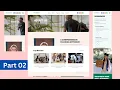 Part 02 how to create Education website design using html Css javascript step by step