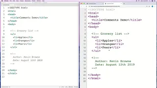 HTML Comments Tutorial