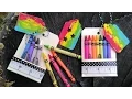 Back To School Crayon Tag Favor