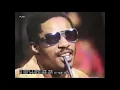 Stevie Wonder performs a talkbox rendition of "Close To You" and "Never Can Say Goodbye"