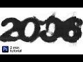 Make This Grunge Text Effect in 2 Minutes - Photoshop Tutorial