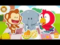 Download Lagu Good Friends (Let's Go Picnic) | Learning English with Baba Lili Tata #nurseryrhymes #cartoon